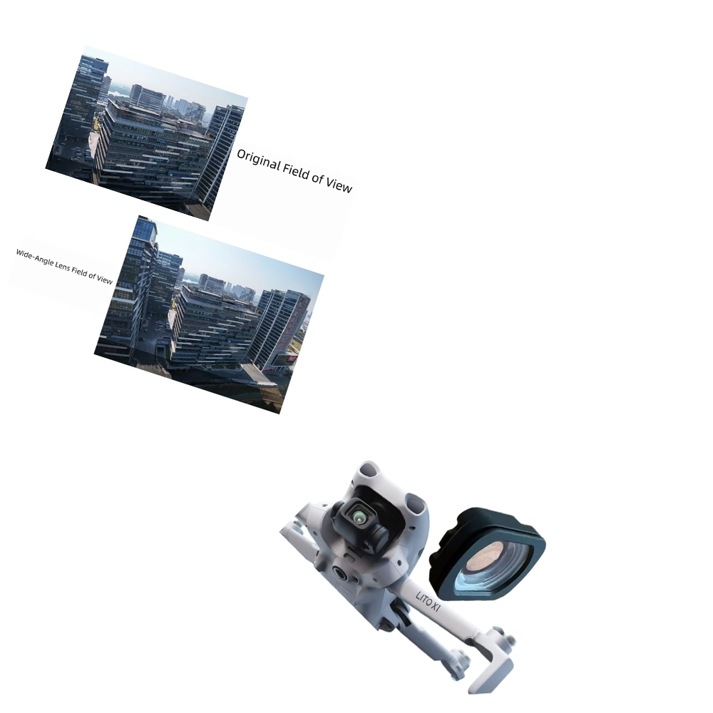 Drone Camera Wide Angle - Groothoeklens voor DJI Lito x1, optisch