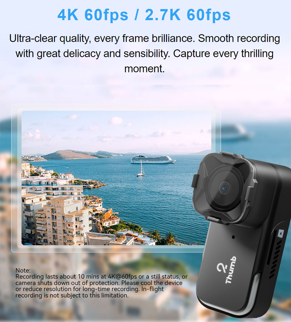 Drone Camera 4K - Nieuwe Versie RunCam Thumb 2 4