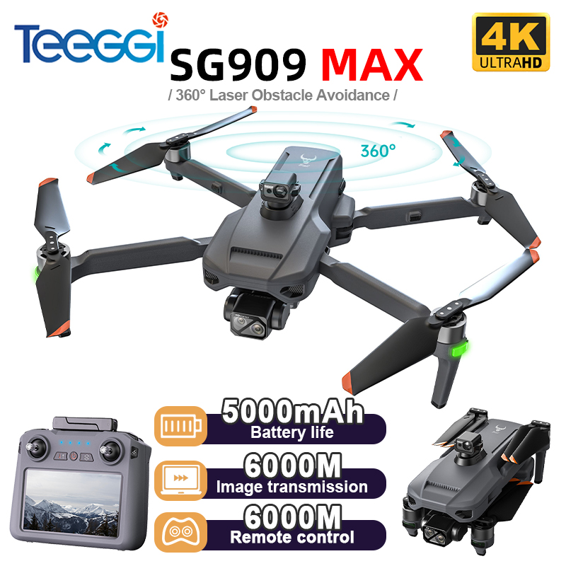 Drone Camera Night Vision - Teeggi SG909 MAX GPS-drone met 4K-camera