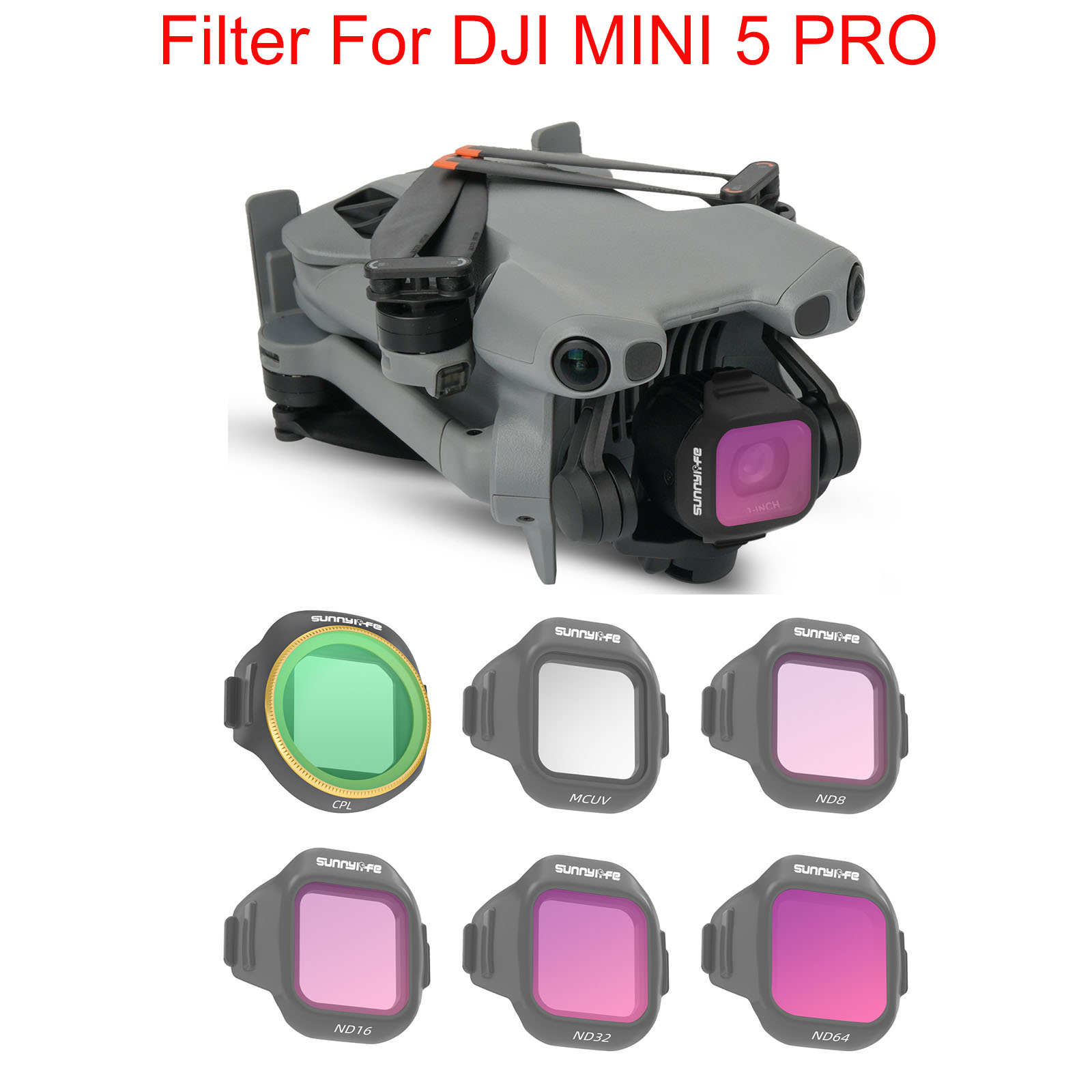 Drone Camera Filter - Drone Filter Voor DJI Mini 5