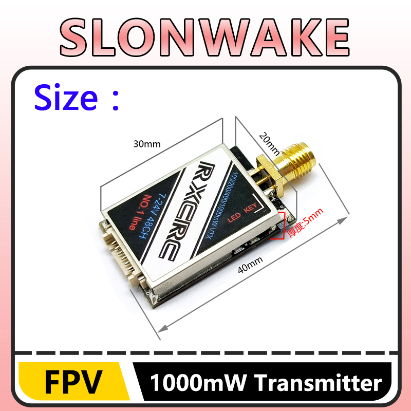 SLONWAKE 5.8G 48CH 1W VTX 100/ - Drone Camera Lens recensie en prijs
