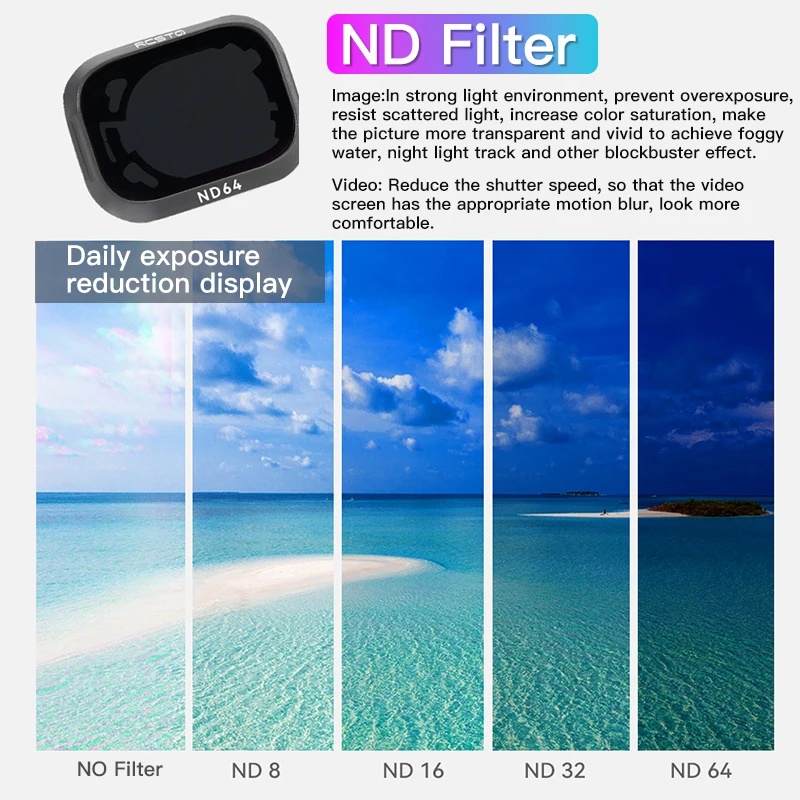 RCSTQ Filterset voor DJI Mini  - Drone Camera Filter recensie en prijs