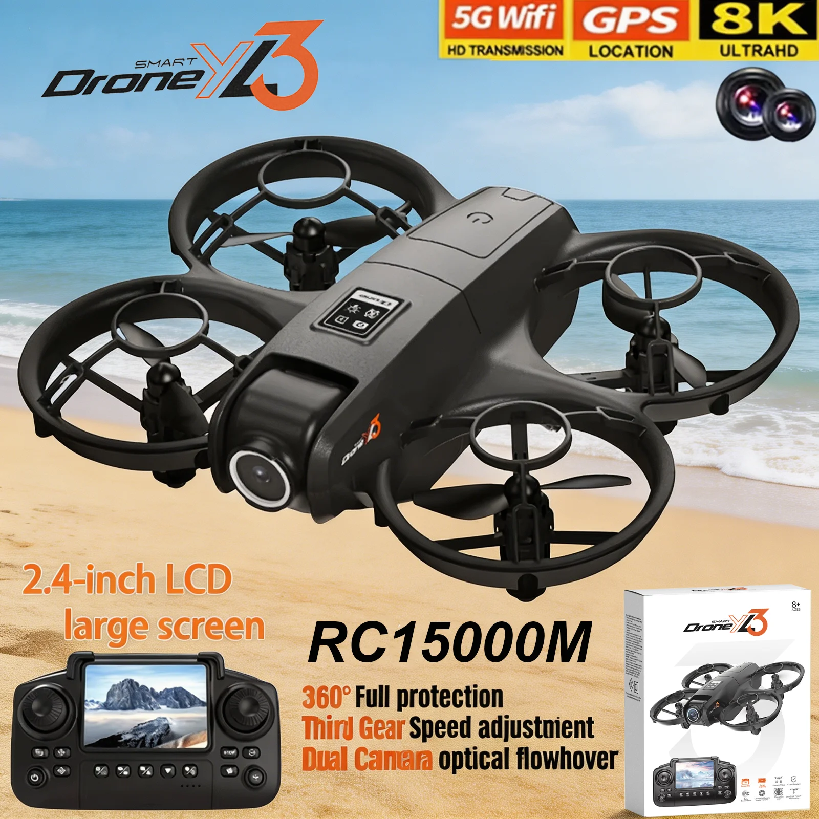 Nieuwe YL3 RC Drone 8K 1080P G - Drone Camera Wide Angle recensie en prijs